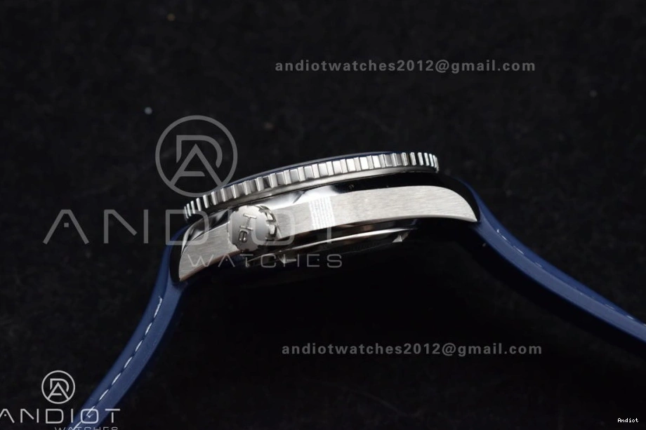 on Ceramic Co-Axial Edition Blue A8605 Planet VSF Best Dial Strap GMT Super Ocean 600M 43.5mm Bezel Blue Rubber Clone 1:1 1201